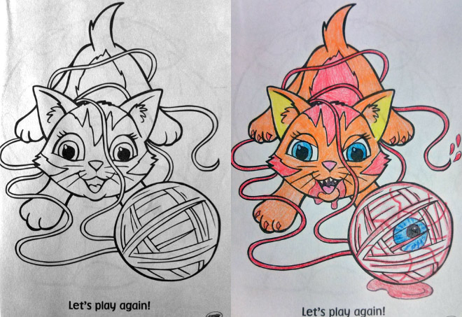 Hilarious coloring books for children seen from adults ...