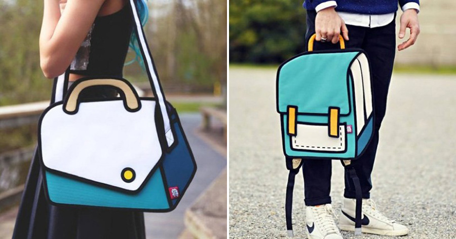 These handbags that look just like cartoons totally deceived my eyes in