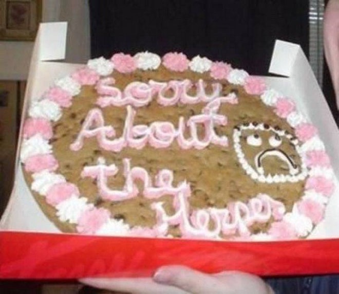 The 18 Funniest Apology Cakes In The History Of Cakes 