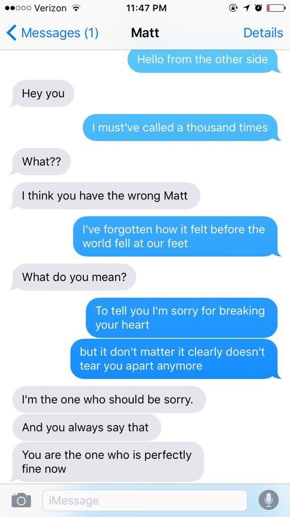 Woman Texts Her Ex Using Only Adele's Hello Lyrics, And The Result Is ...