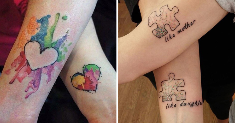 20 Creative Mother-Daughter Tattoos Showing Their Love Is 
