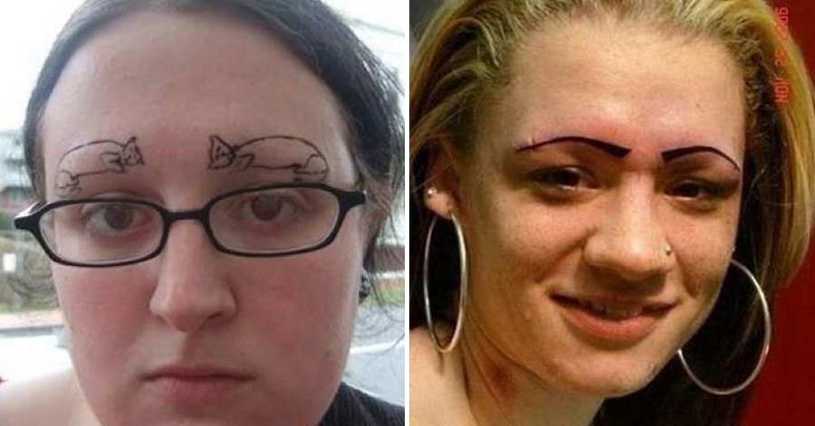 28 Hilarious Eyebrow Fails That Will Make You Cringe.