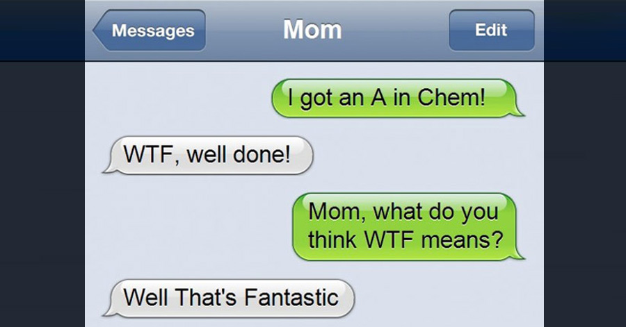 The 36 funniest text ever sent from parents to their kids. I couldn't help  laughing at #9!