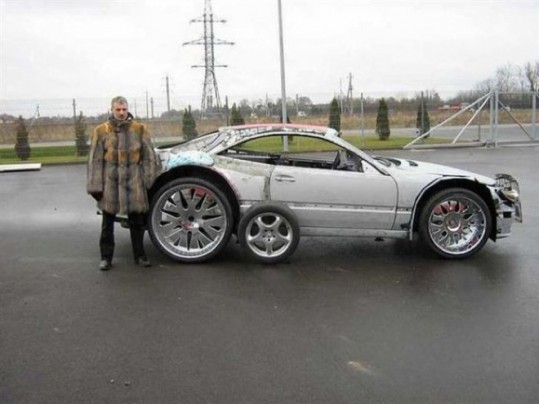 This man covered his old junk car in expanding foam. Now I know why and