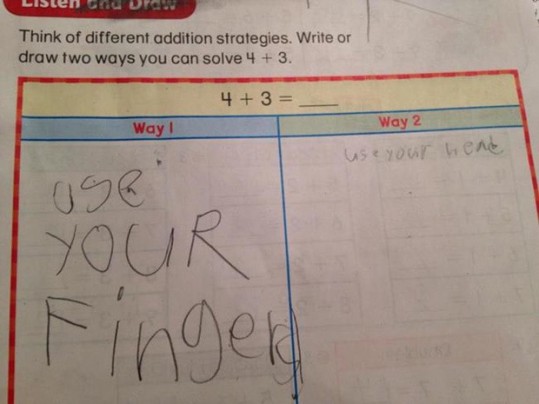 funny kid school assignments