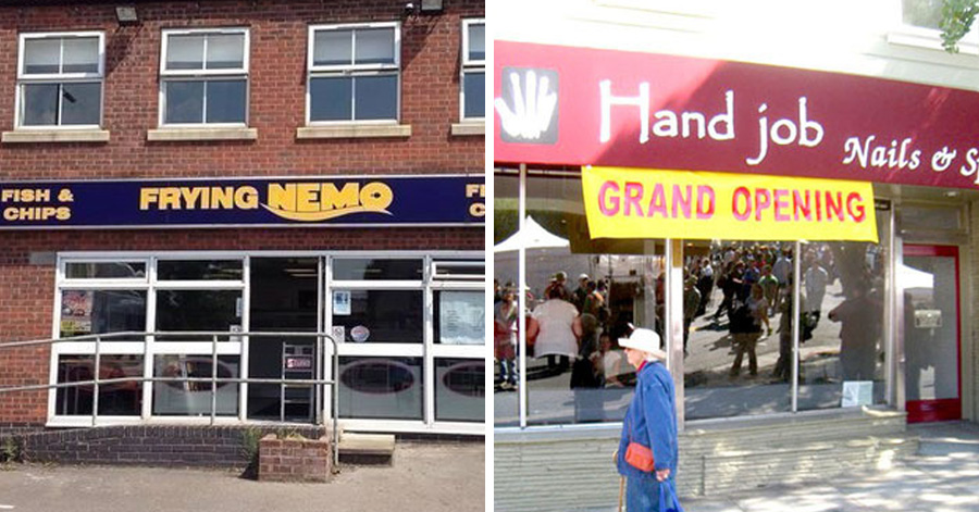 35 Hilarious Business Names That Will Make You Look Twice. #7 Is The Best  Ever!