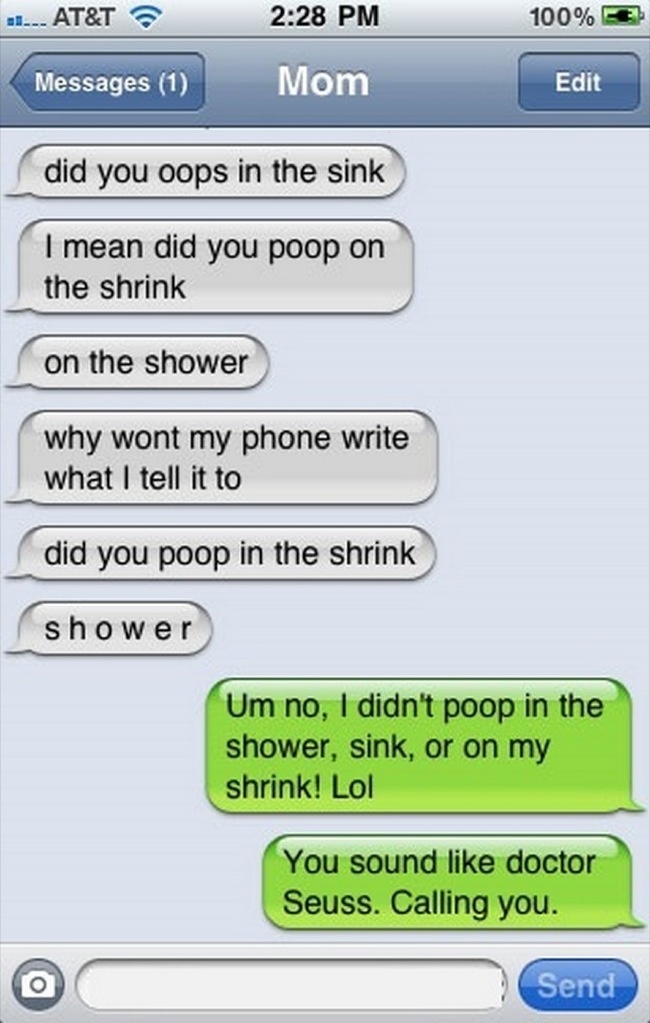 30 Of The Funniest Texts Ever Sent From Moms. #6 Cracked Me Up.