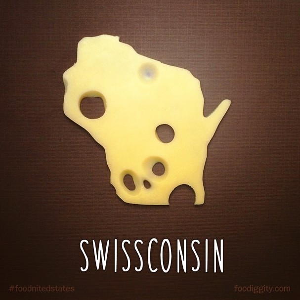 Artist Reimagines All 50 States As Food Puns. Tunassee Is The Best Ever.