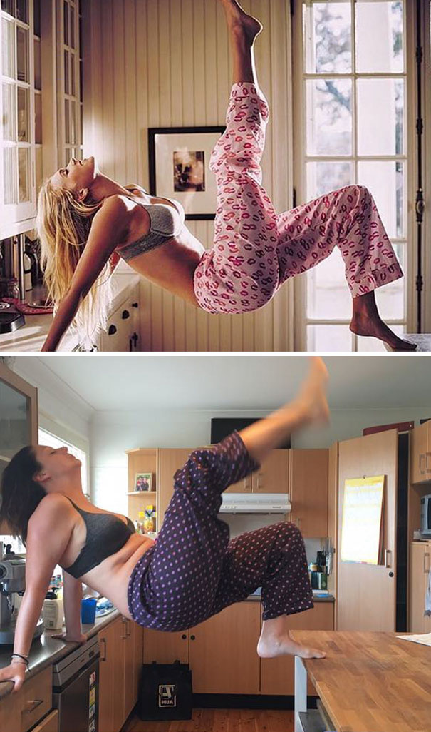 Woman Hilariously Recreates Celebrity Instagram  Photos  To 