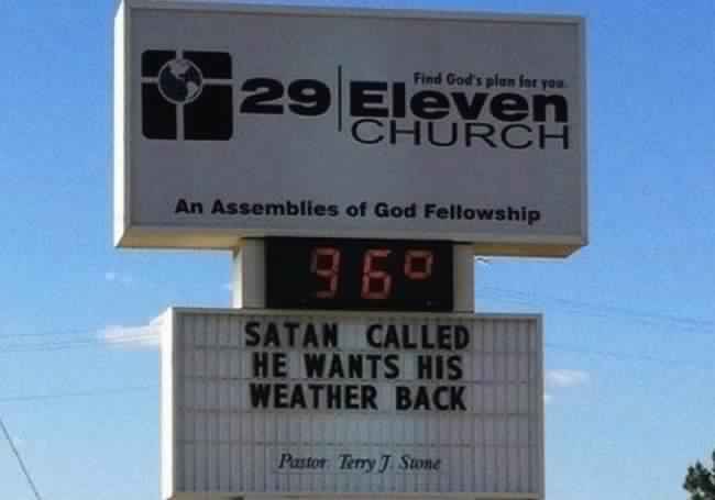 32 Hilarious Church Signs That Will Make You Laugh Way More Than You Should (NEW) (3rd)