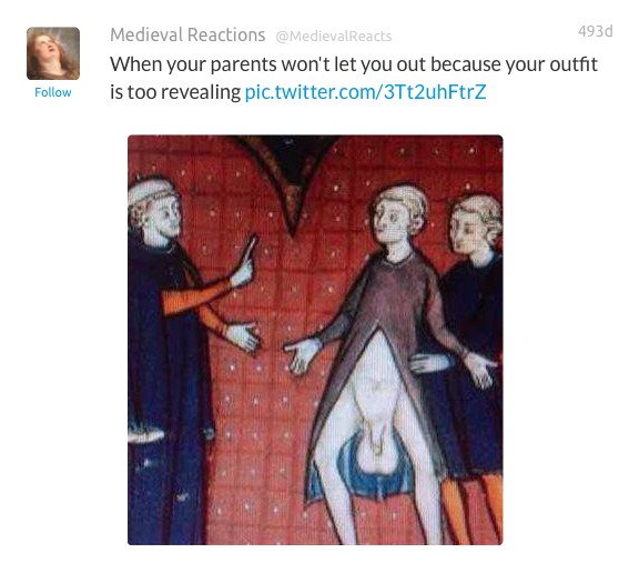 22 Hilarious Art History Tweets Proving That 2016 And 1400 Are Basically The Same. #5 Killed Me!