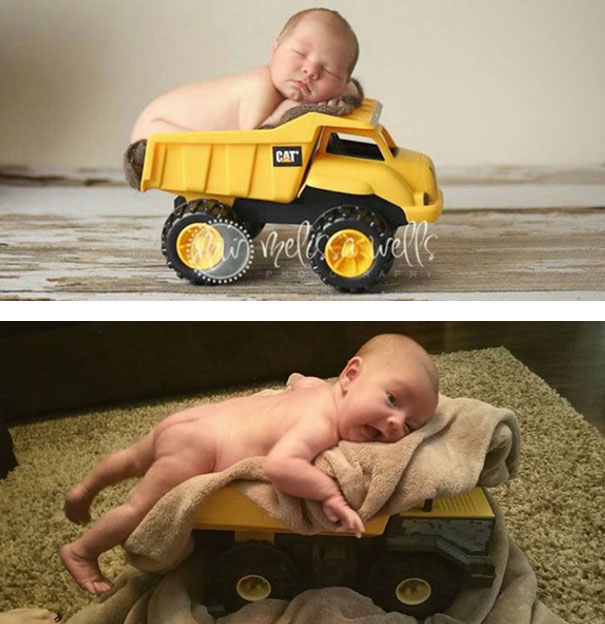 24 Hilarious Baby Photoshoot Pinterest Fails. #9 Totally Nailed It, LOL!