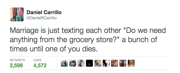 30 Hilarious Husband Tweets That Perfectly Sum Up Marriage. #4 Cracked Me Up.