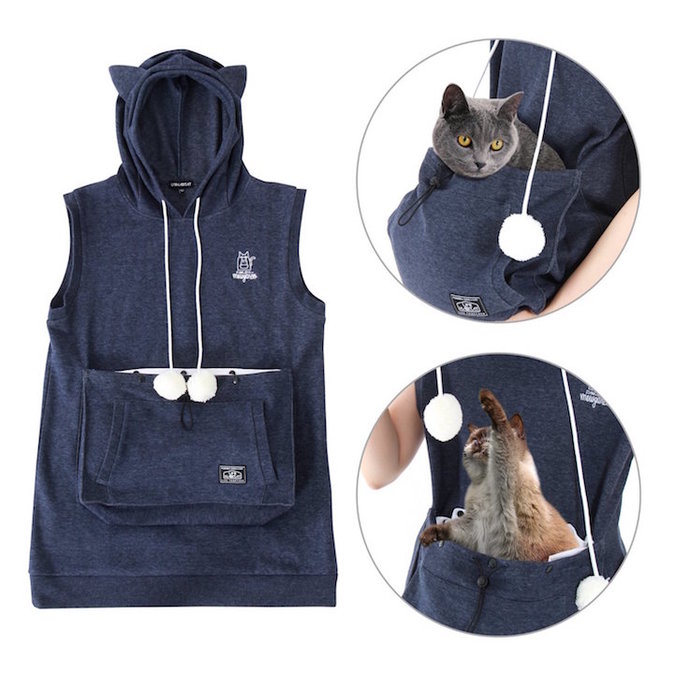 Hoodie Lets You Wear Your Cat