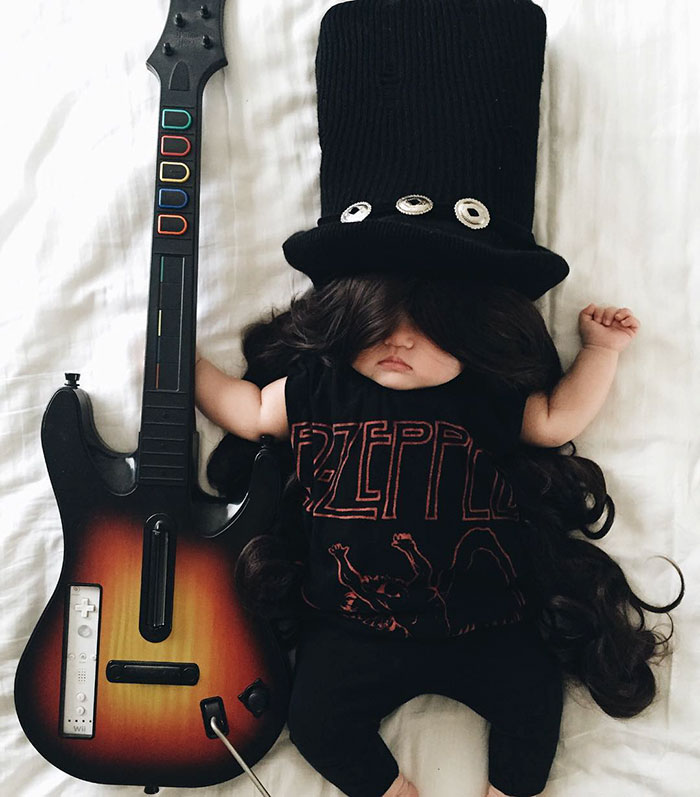 Sleeping Baby Becomes The Star Of Cosplay During Her Naps, And She Doesn't Even Know It