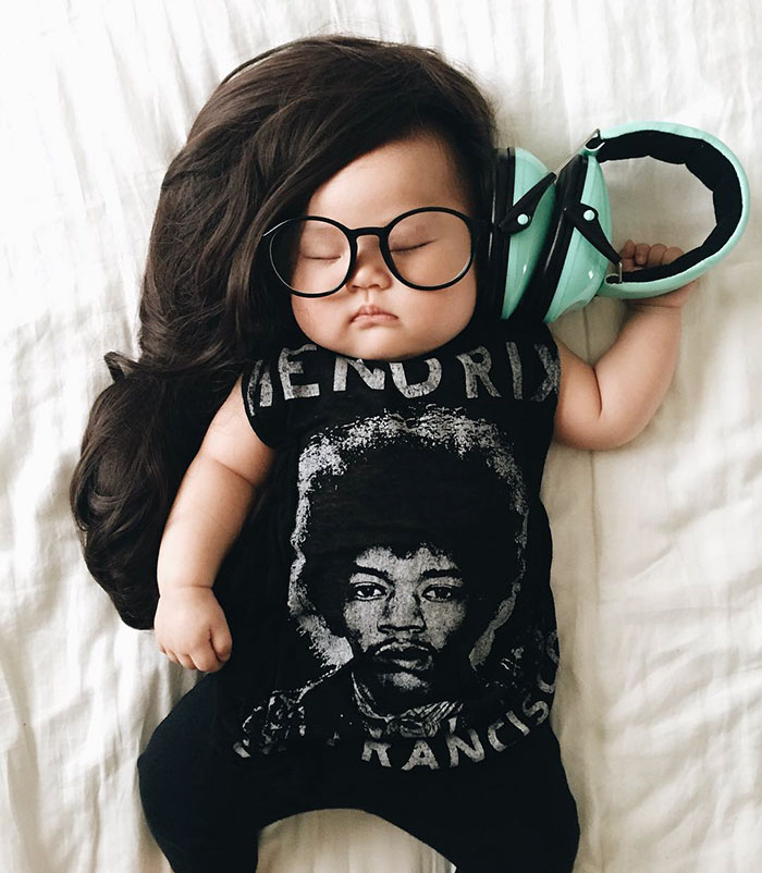 Sleeping Baby Becomes The Star Of Cosplay During Her Naps, And She Doesn't Even Know It