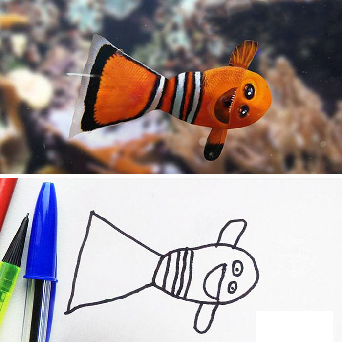 Brilliant Dad Turns His 6-Year-Old 's Son Drawings Into Reality, And The Results Are Just Perfect