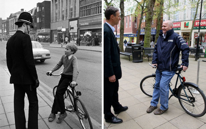 Photographer Tracks Down People He Photographed In The Street 40 Years Ago And Recreates The Same Pictures
