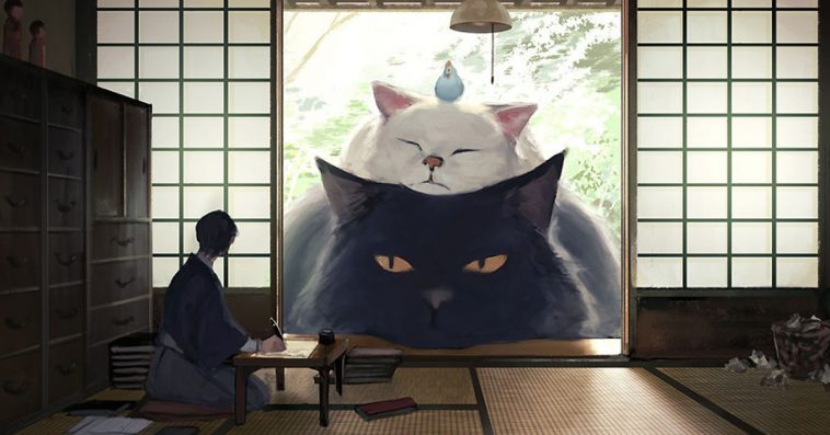 Japanese Artist Imagines A World Where Humans And Gentle Giant Animals
